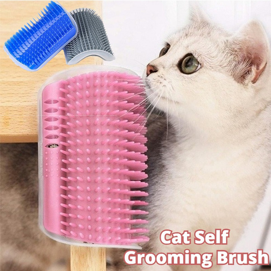 Cat Self-Grooming Brush Pet Wall Rubbing Devic